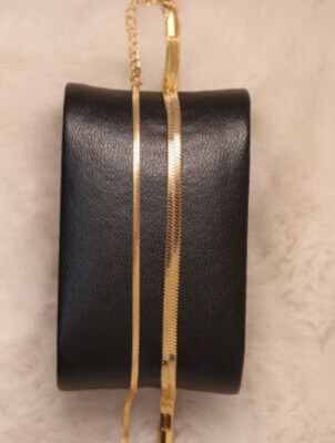 Flat Snake Chain Necklace